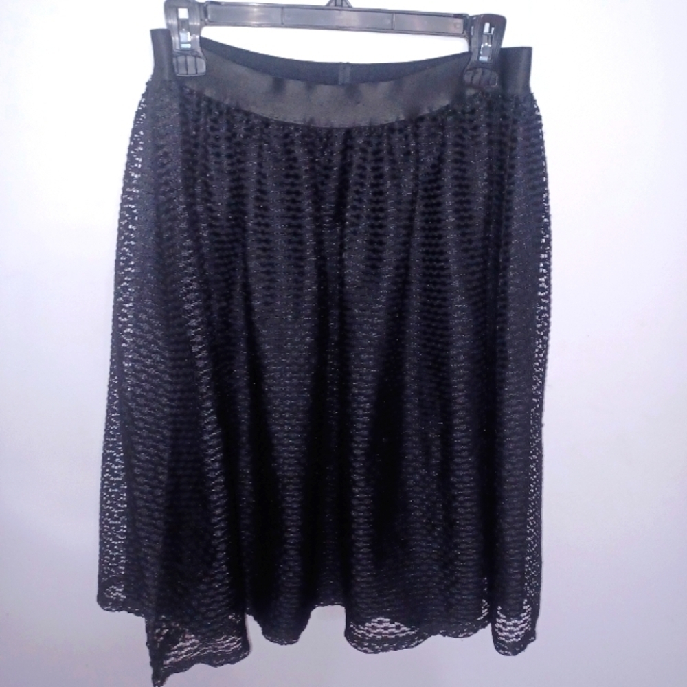 Flowy Black Skirt- W Sz Medium